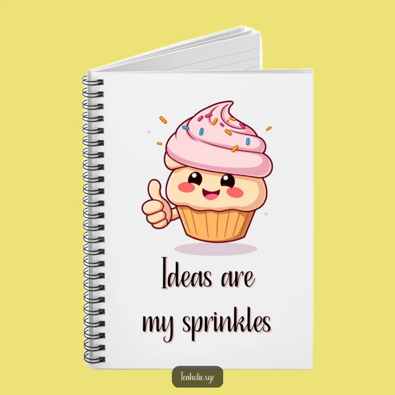 Funny Muffin Thumbs Up Notebook - Cheerful Journal for Bright Ideas