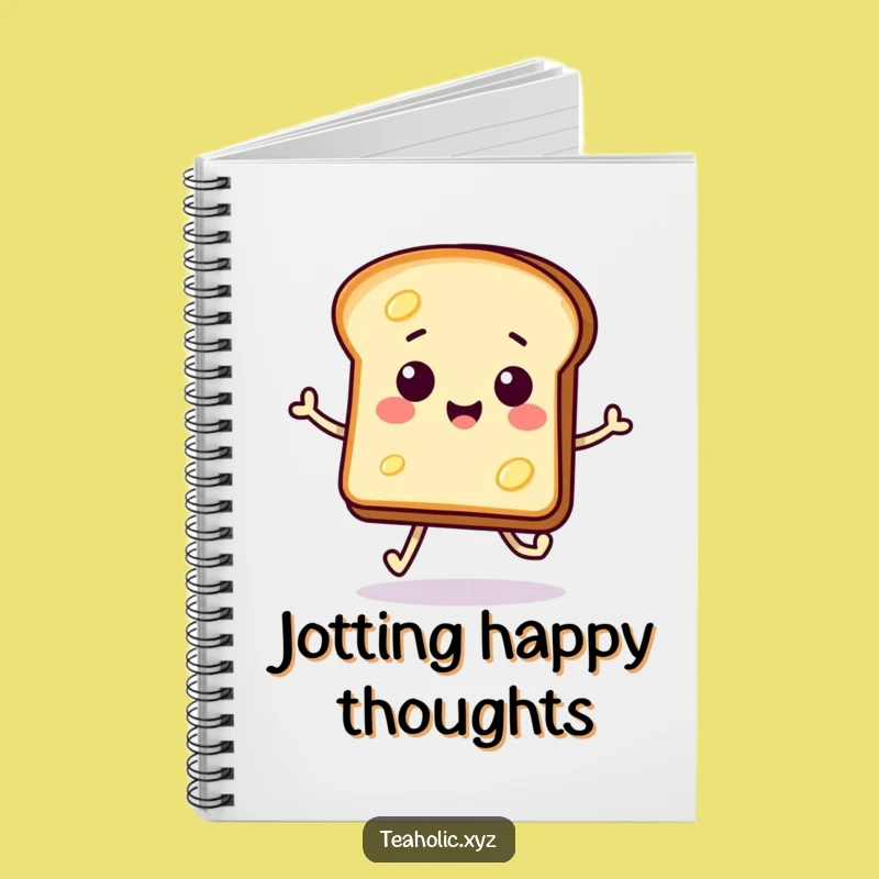 Funny Toast Notebook: Buttered Hop for a Playful Funny Gift