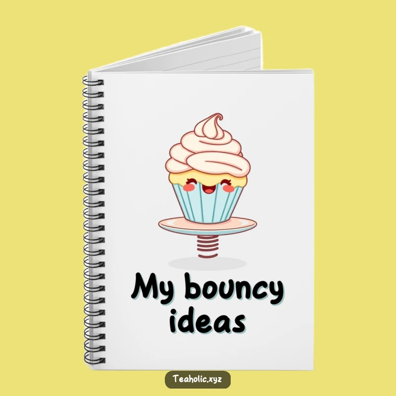 Funny Cupcake Bounce Notebook: Giggling Journal, Perfect Funny Gift for Writers