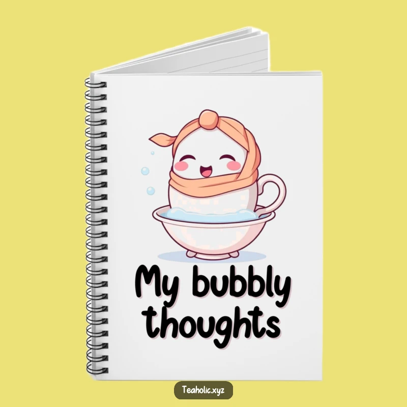 Funny Teacup Notebook: Journal Your Relaxing Thoughts