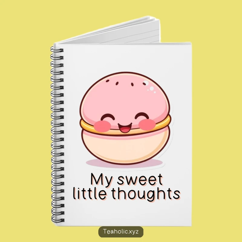 Funny Macaron Notebook - Jot Down Your Sweetest Thoughts
