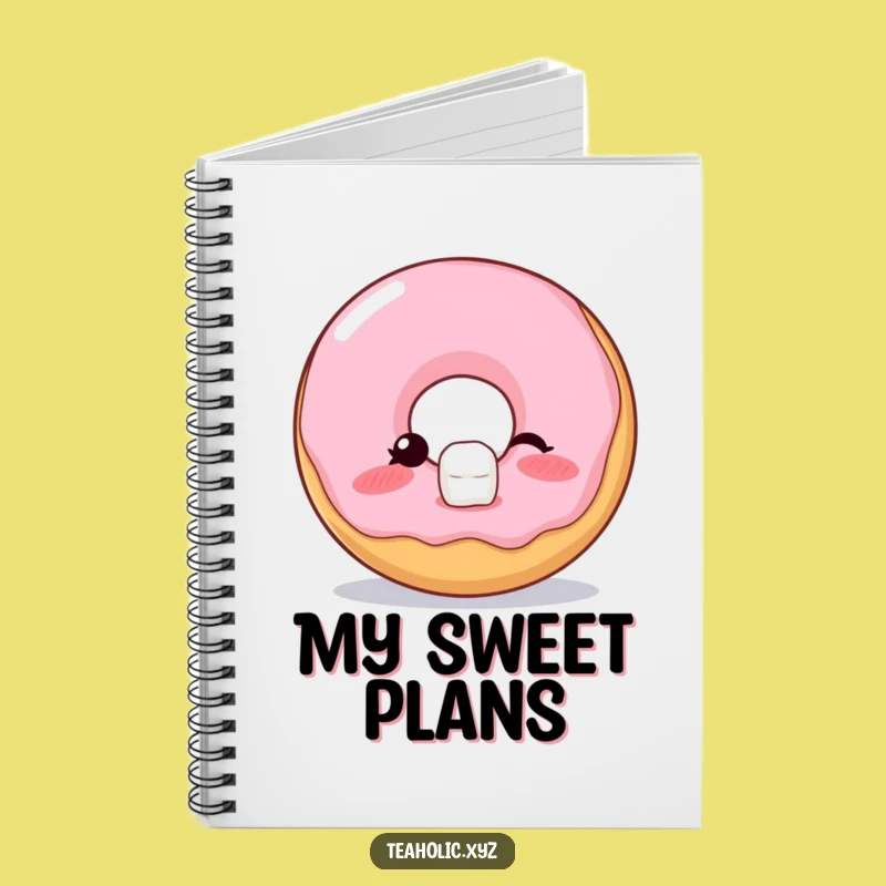 Funny Donut Wink Notebook: Sweet Balance Journal Funny Gift
