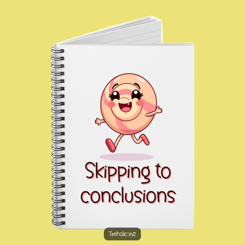 Funny Candy Swirl Skip Notebook: Jot Down Joyful Ideas