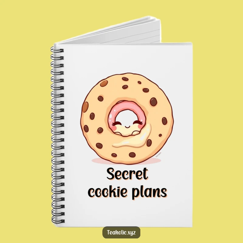 Sweet Secrets: Funny Donut Cookie Notebook - Jot Down Ideas
