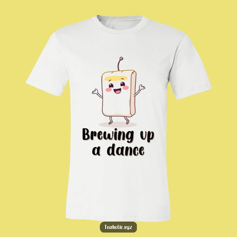 Funny Teabag Jig T-Shirt: Wear the Energy of a Lively Dancing Character