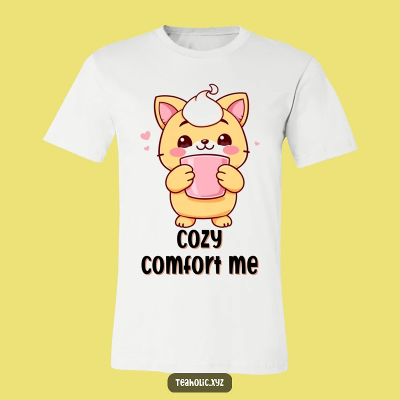 Funny Scone Hug T-Shirt: Wearable Comfort from a Cheerful Character