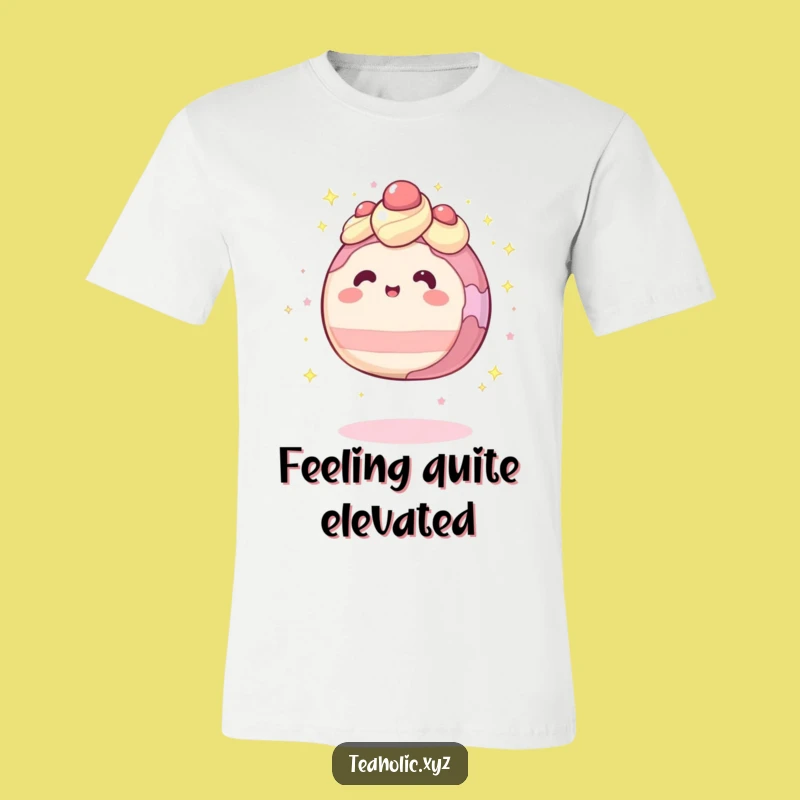 Funny Levitation Cake Sparkle T-Shirt: Wear Your Inner Magic