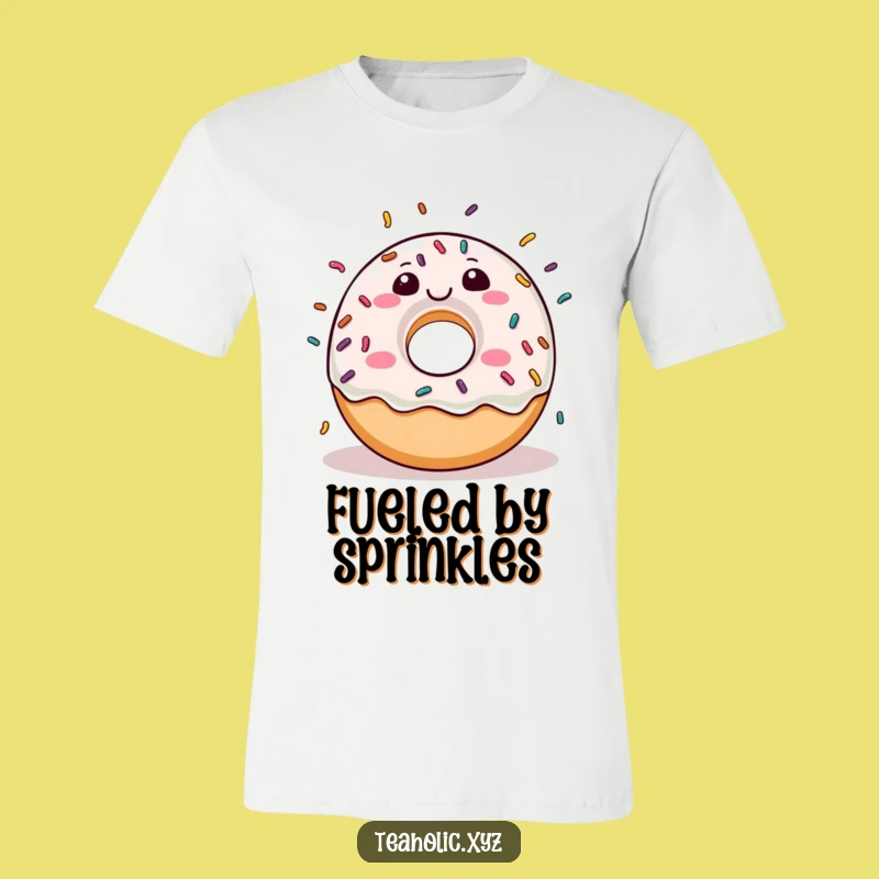 Funny Donut Sprinkle Joy T-Shirt: Wearable Happiness for Your Everyday Adventures