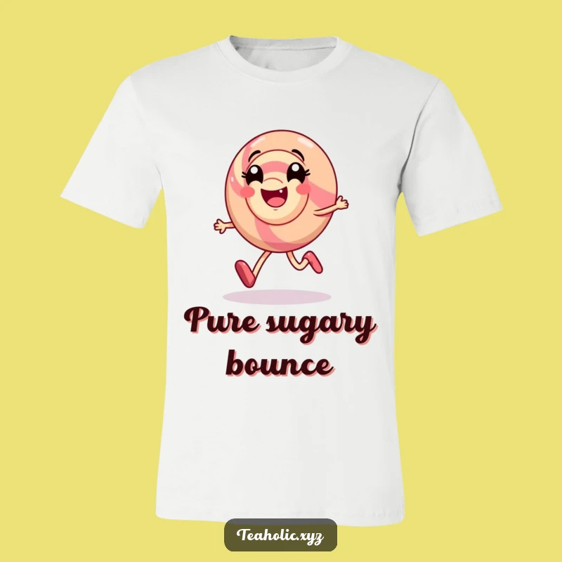 Funny Candy Swirl Skip T-Shirt: Wear Your Happiness, Sweet Style