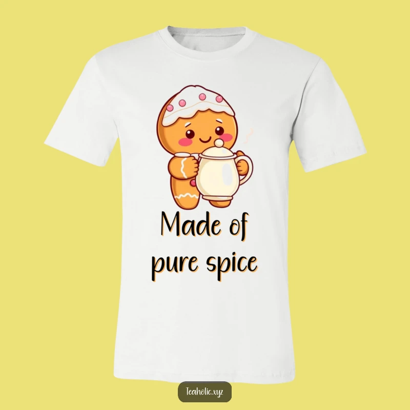 Funny Gingerbread Teapot T-Shirt: Wear Your Holiday Cheer, A Perfect Funny Gift