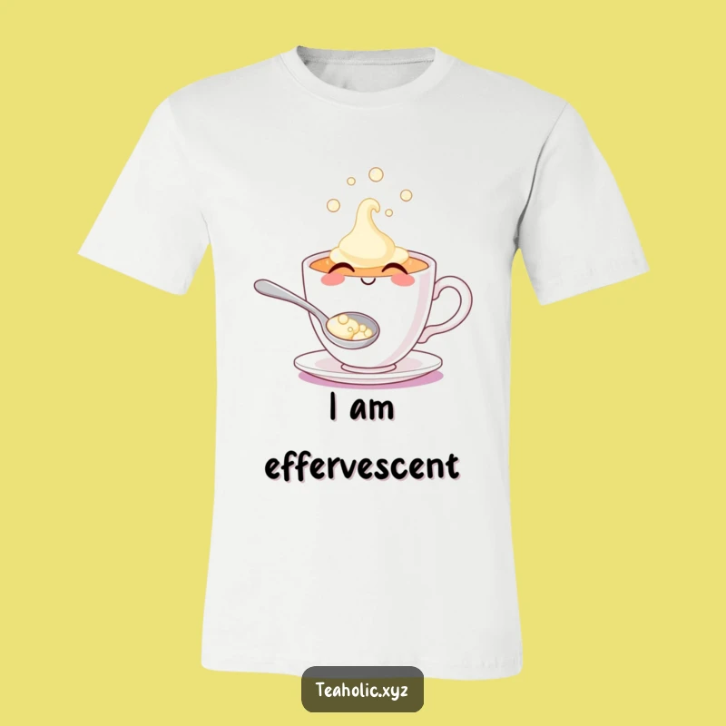 Funny Teacup Bubble T-Shirt: Wear Your Joyful Spirit