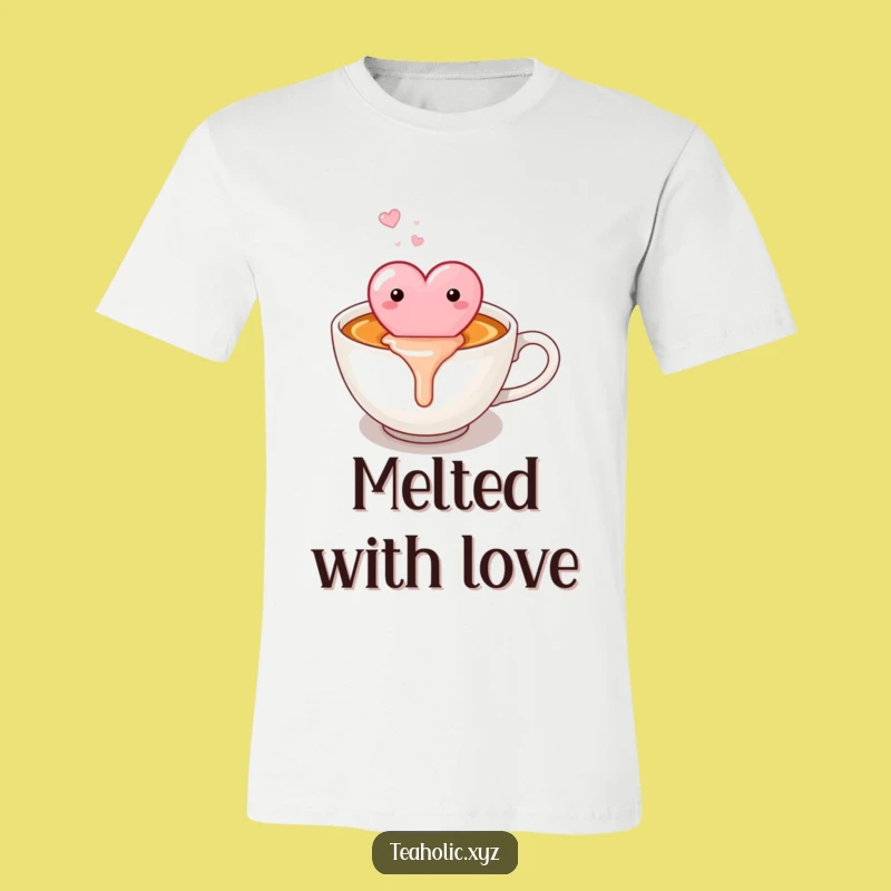 Funny Candy Heart Melting T-Shirt: Sweet Relaxation, Ideal Funny Gift