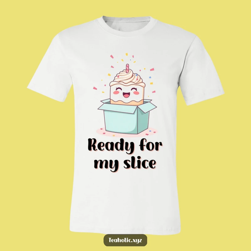 Funny Happy Cake T-Shirt - Wear Your Celebration Spirit Proudly