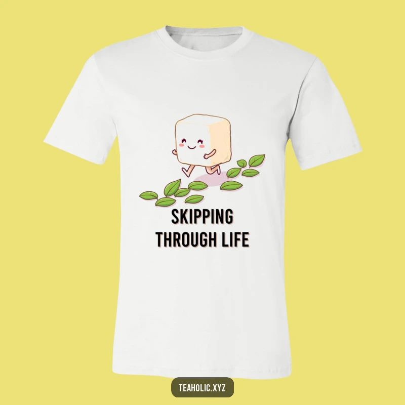 Funny Sugar Cube T-Shirt: Skip Through Life with Joy