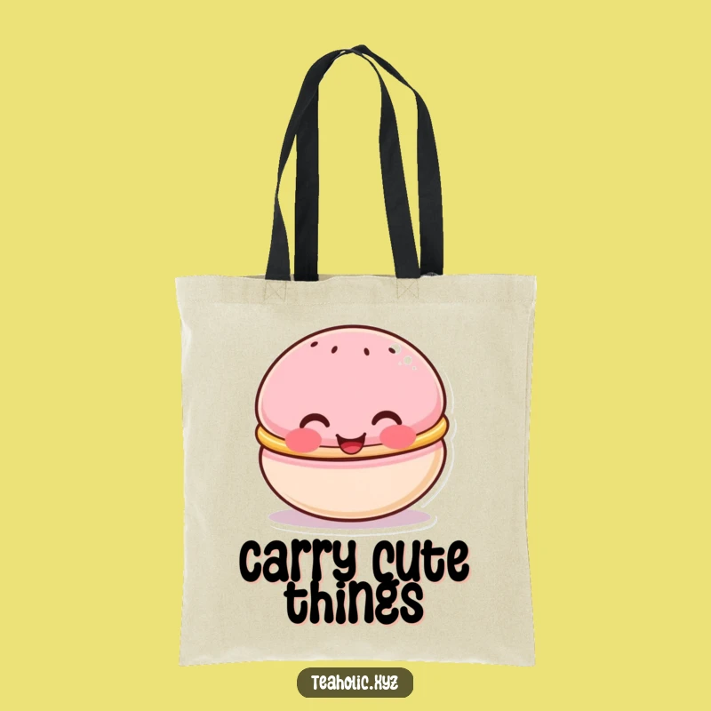 Funny Macaron Tote Bag - Carry Sweetness and Smiles