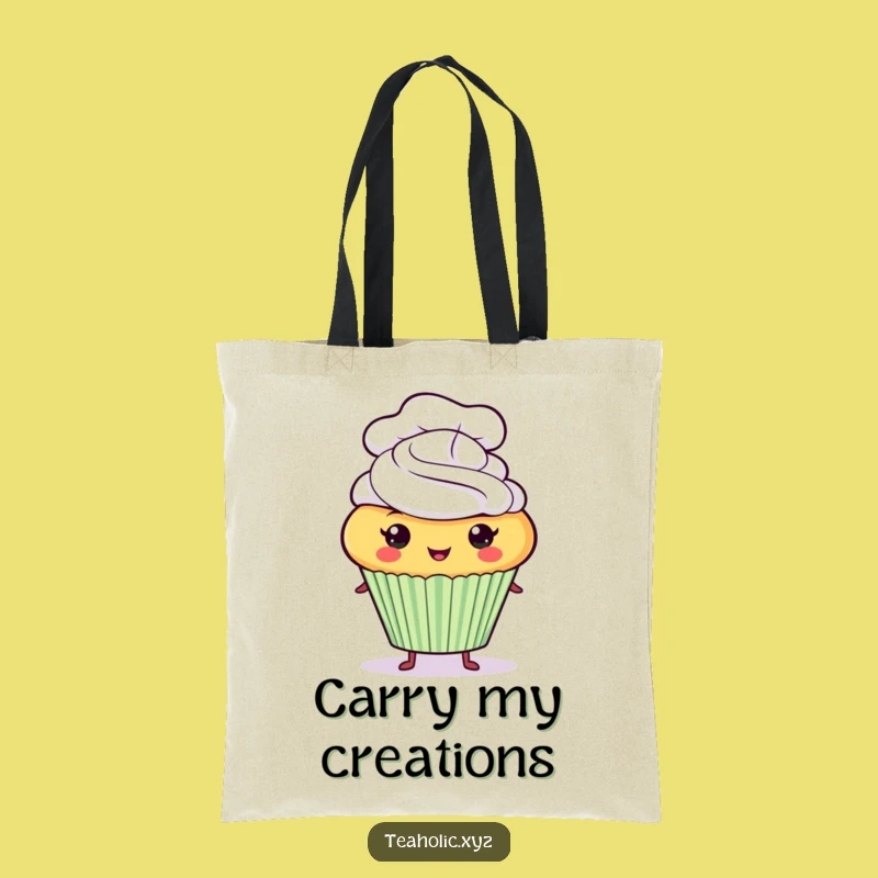 Funny Cupcake Chef Tote Bag: Carry Your Baking Essentials With Pride