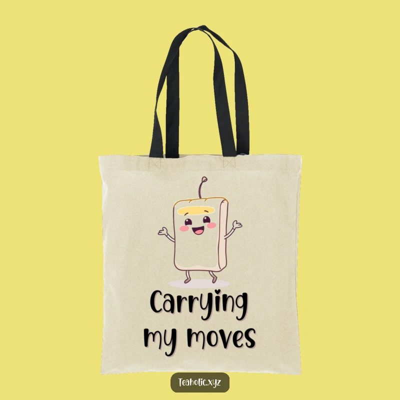 Funny Teabag Jig Tote Bag: Carry Your Essentials With Dancing Delight