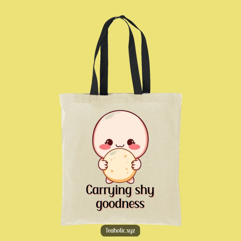 Funny Shy Macaron Tote Bag: Carry Sweetness Everywhere