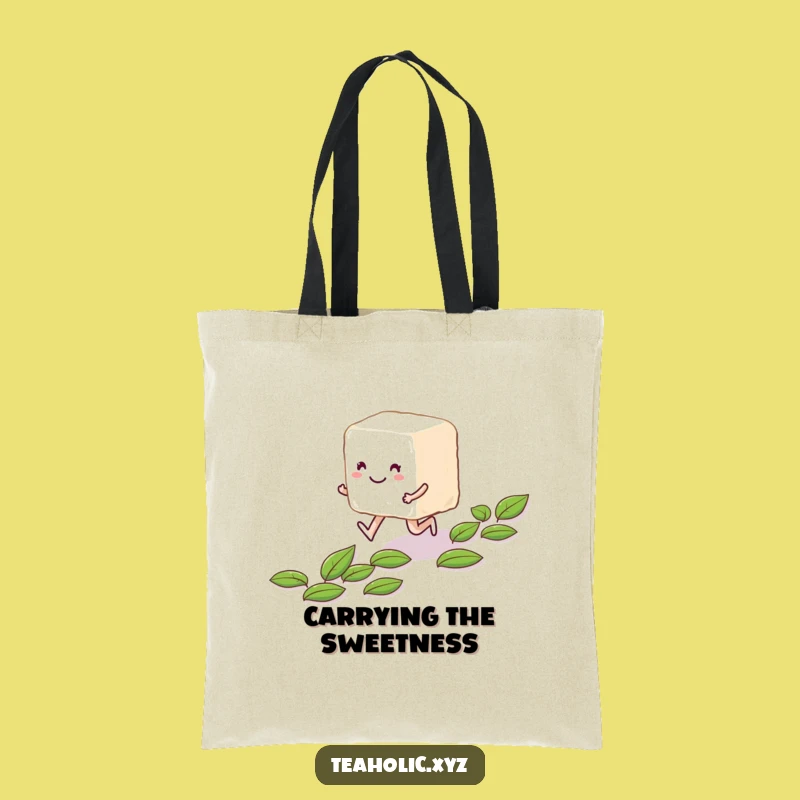 Funny Sugar Cube Tote Bag: Carry Sweetness Everywhere
