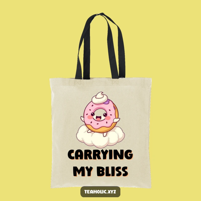 Funny Bubbly Donut Tote Bag: Carry Your Fun with Whimsical Style
