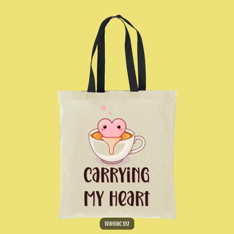 Funny Candy Heart Tote Bag: Carry Sweetness and Relaxation, Perfect Funny Gift