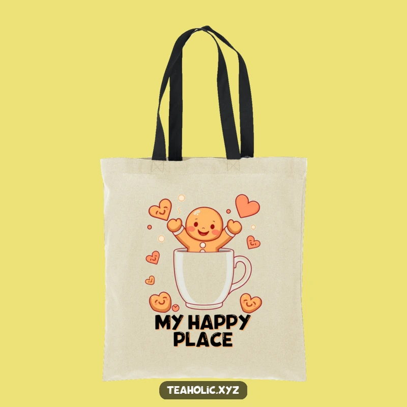 Funny Gingerbread Man Mug Jump Tote Bag - Carry Your Holiday Spirit Everywhere