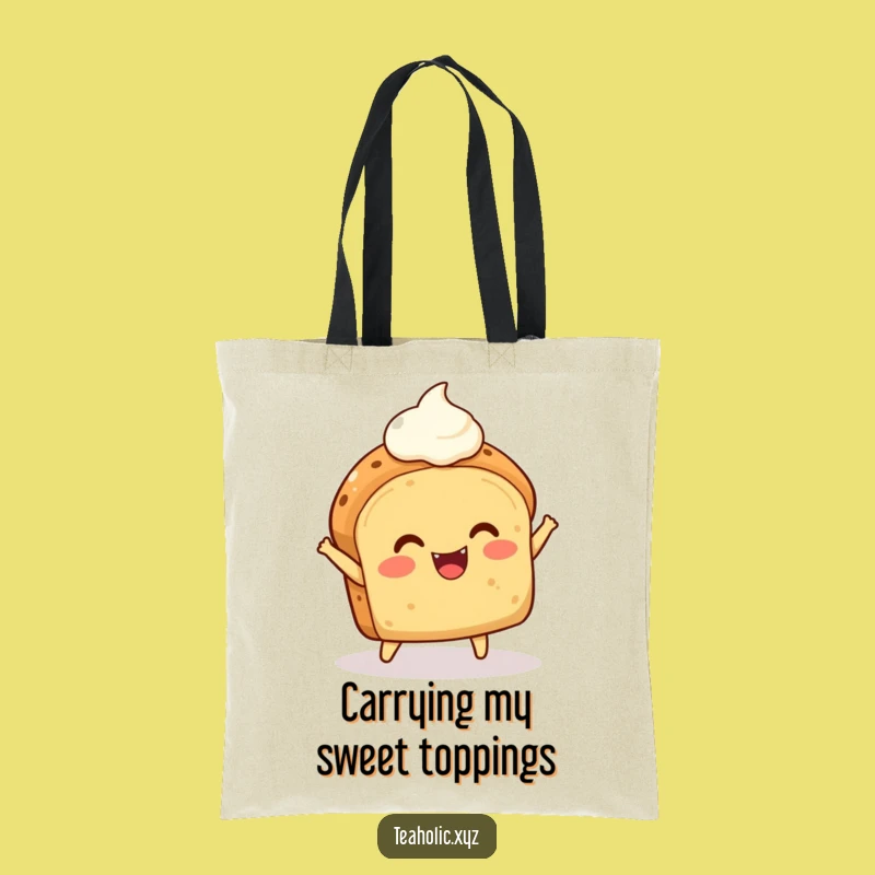 Funny Scone Bouncing Tote Bag - Carry Your Joy Everywhere!