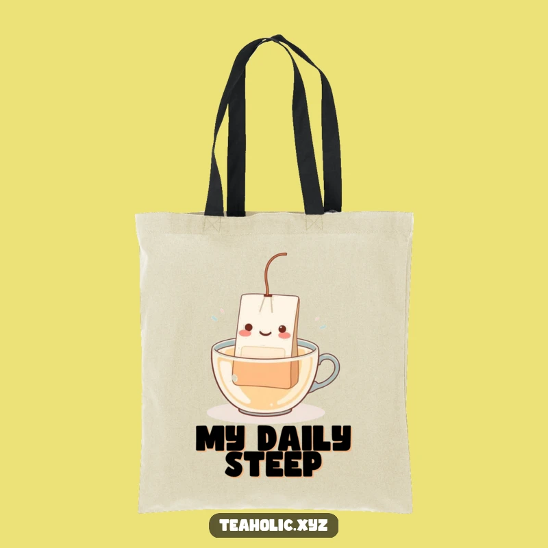 Funny Teabag Dip Tote Bag: Cute Character Accessory, Perfect Humorous Gift!